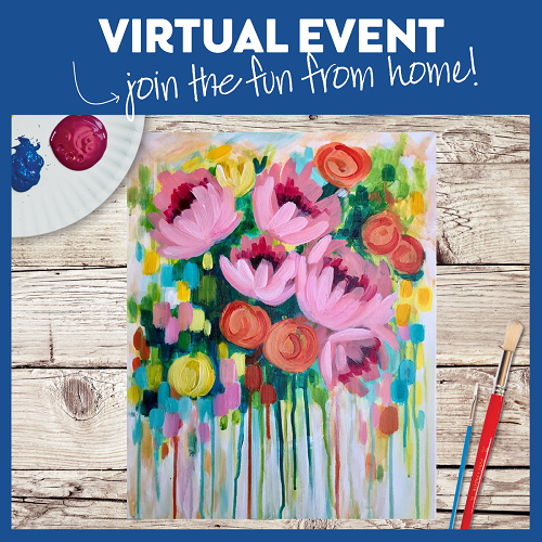 Abstract Floral - Live Virtual Event or Watch Recording Later